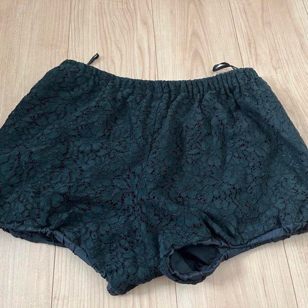 Miu miu black lace bloomers
